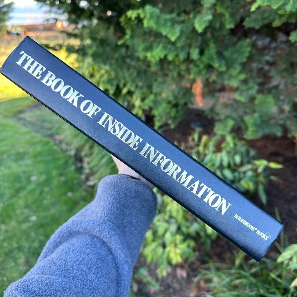 The Book of inside information by Bottom Line Editors Hardcover Seventh Printing